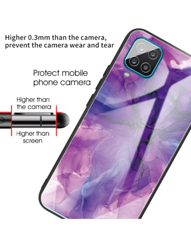 Cover Galaxy A12 5G Glass Viola | Melacompro