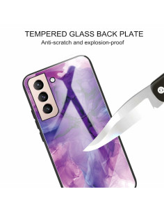 Cover Galaxy S21 5G Marmo Viola | Melacompro 2