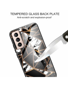 Cover Galaxy S21 5G Glass Marmo | Melacompro 2