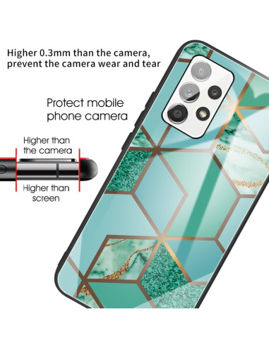 Cover Galaxy A52 5G Glass Marmo Verde | Melacompro