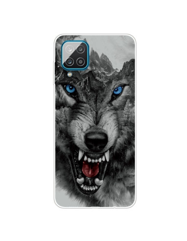 Cover Galaxy A12 TPU Lupo di Montagna | Melacompro