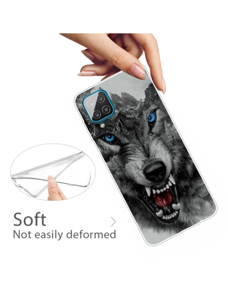 Cover Galaxy A12 TPU Lupo di Montagna | Melacompro