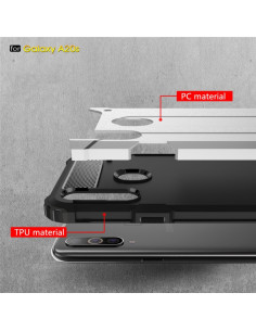 Cover Galaxy A20s TPU + PC Antiurto Nero