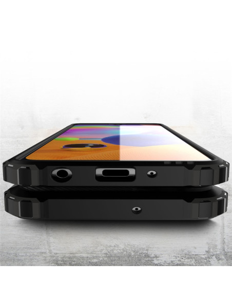 Cover Galaxy A31 TPU + PC Nero | Melacompro