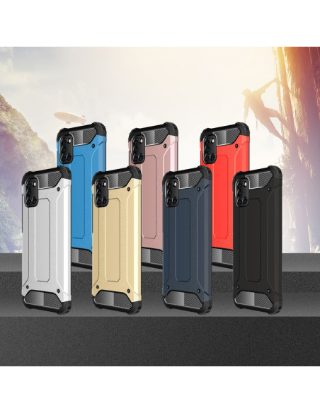 Cover Galaxy A31 TPU + PC Nero | Melacompro