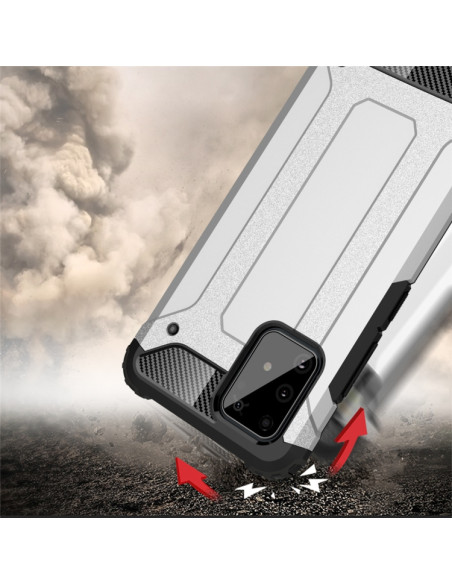 Cover Galaxy A91 M80s TPU PC Rosso | Melacompro