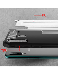 Cover Galaxy A50 TPU PC Rosso | Melacompro 2