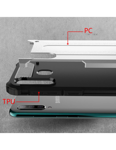 Cover Galaxy A50 TPU PC Rosso | Melacompro