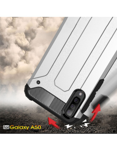 Cover Galaxy A50 TPU PC Rosso | Melacompro