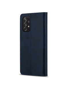 Cover Galaxy A52 5G/4G Pelle Blu | Melacompro 2