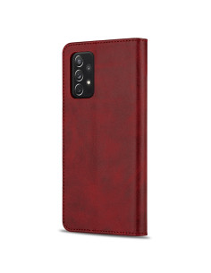 Cover Galaxy A52 5G/4G Pelle Rosso | Melacompro 2