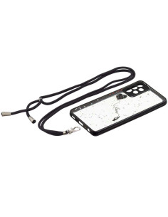 Cover Galaxy A52 5G TPU Cielo Stellato con Cordino