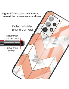 Cover Galaxy A52 5G Marmo Viola Tempered Glass | Melacompro 2