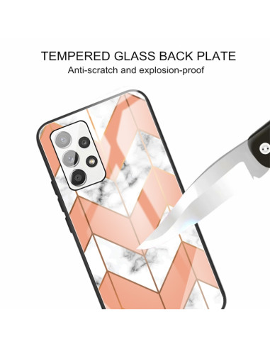 Cover Galaxy A52 5G Marmo Viola Tempered Glass | Melacompro