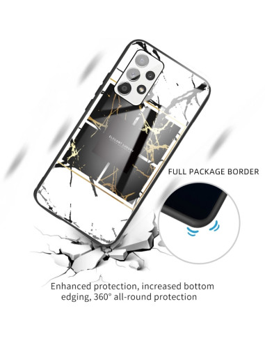 Cover Galaxy A52 5G Marmo Viola | Melacompro