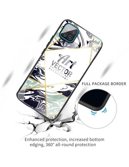 Cover Galaxy A12 5G Vetro Marmo | Melacompro