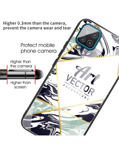 Cover Galaxy A12 5G Vetro Marmo | Melacompro 2