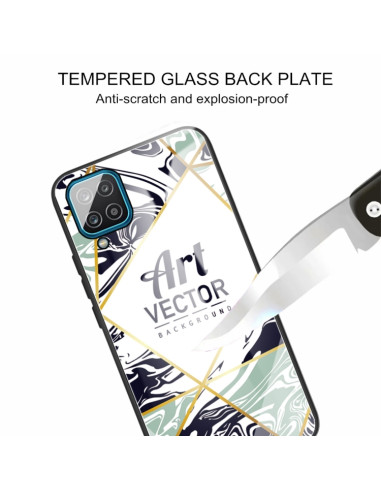 Cover Galaxy A12 5G Vetro Marmo | Melacompro