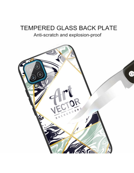 Cover Galaxy A12 5G Vetro Marmo | Melacompro