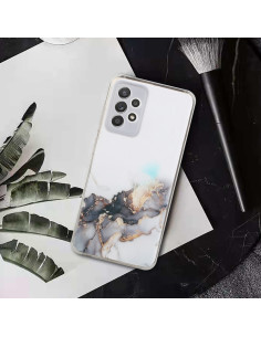Cover Galaxy A52 TPU Marmo Nero | Melacompro