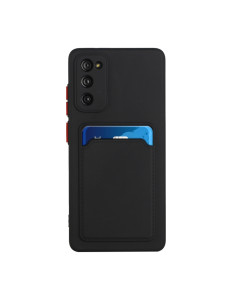 Cover Galaxy S20 FE TPU PC Antiurto Con Slot Carte