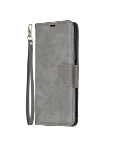 Cover Samsung Galaxy A03s Pelle Lambskin Grigio