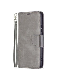 Cover Galaxy S22+ 5G Pelle Flip con Portafoglio Grigio
