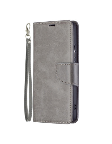 Cover Galaxy S22+ 5G Pelle Grigia Flip Grigio | Melacompro