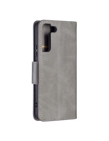 Cover Galaxy S22+ 5G Pelle Grigia Flip Grigio | Melacompro
