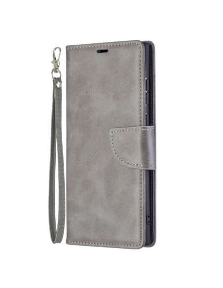 Cover Galaxy S22 Ultra 5G Pelle Flip Grigio | Melacompro