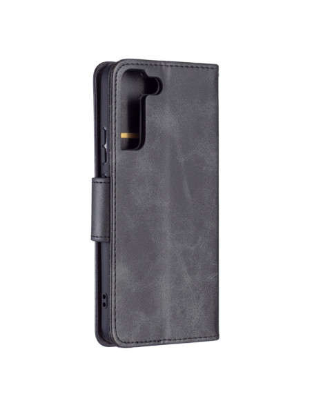 Cover Galaxy S22+ Pelle PU Blu Nero | Melacompro