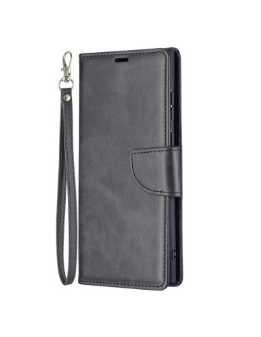 Cover Galaxy S22+ Pelle PU Blu Nero | Melacompro