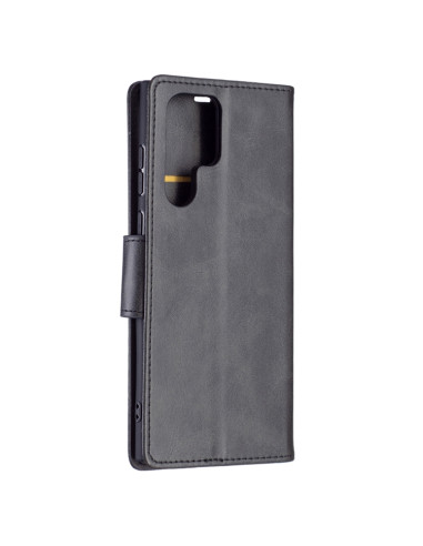 Cover Galaxy S22+ Pelle PU Blu Nero | Melacompro