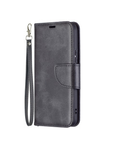 Cover Galaxy S22+ Pelle PU Blu Flip Multifunzione Nero