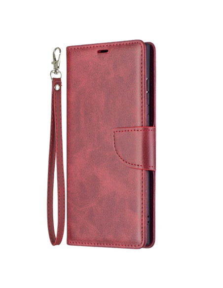 Cover Galaxy S22+ Pelle PU Blu Rosso | Melacompro