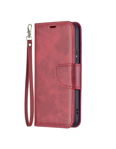 Cover Galaxy S22+ Pelle PU Blu Rosso | Melacompro