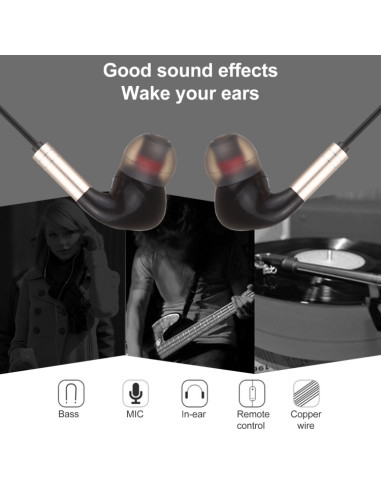 Earphone Silicone Coffee Oro | Melacompro