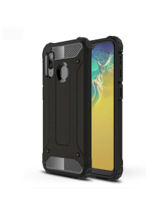 Cover Galaxy A20e TPU + PC Antiurto Nero
