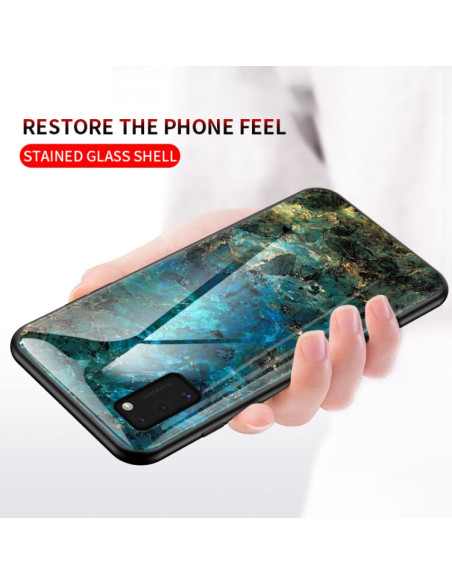 Cover Galaxy A41 Marmo Oro Nero | Melacompro