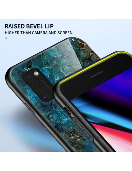 Cover Galaxy A41 Marmo Oro Nero | Melacompro