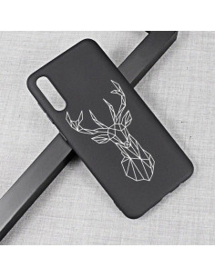 Cover Galaxy A50 TPU Alce Dipinto Blu | Melacompro