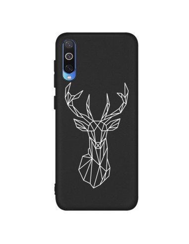 Cover Galaxy A50 TPU Alce Dipinto Blu | Melacompro