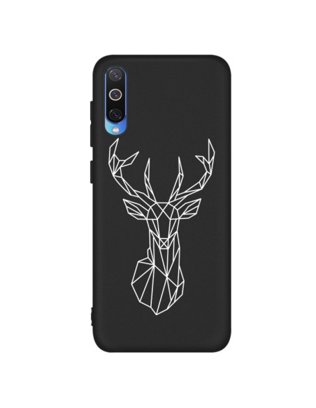 Cover Galaxy A50 TPU Alce Dipinto Blu | Melacompro