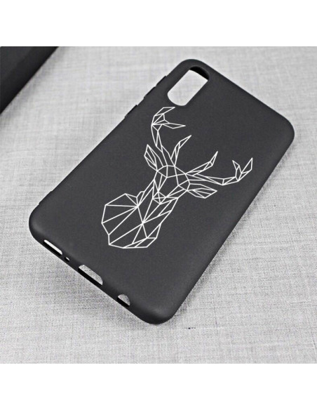 Cover Galaxy A50 TPU Alce Dipinto Blu | Melacompro