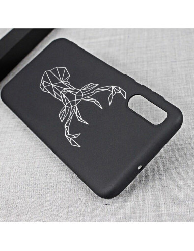 Cover Galaxy A50 TPU Alce Dipinto Blu | Melacompro