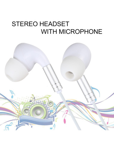 Earphone Silicone Coffee Bianco | Melacompro