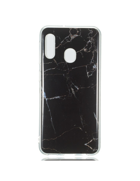 Cover Galaxy A20e TPU Marmo Nero | Melacompro