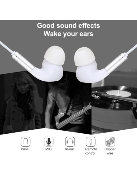 Earphone Silicone Coffee Bianco | Melacompro