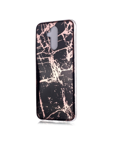 Cover Huawei Mate 20 Lite TPU Leopardato Nero | Melacompro