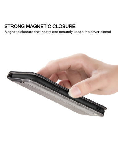 Cover Huawei Mate 20 Lite Pelle Grigia Grigio | Melacompro